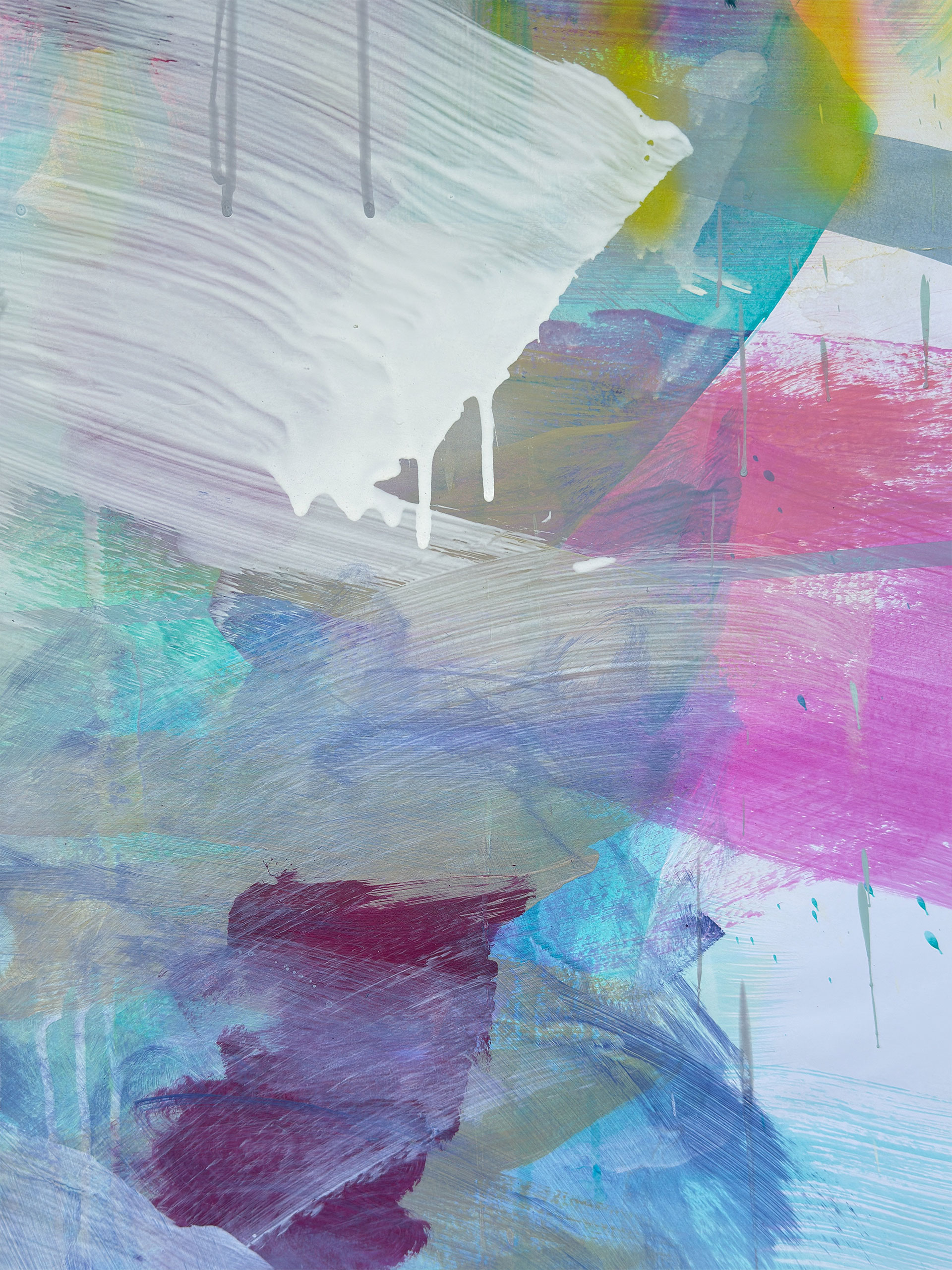 2024 behind the scene I, acrylics on paper, 51 x 40 cm Kopie