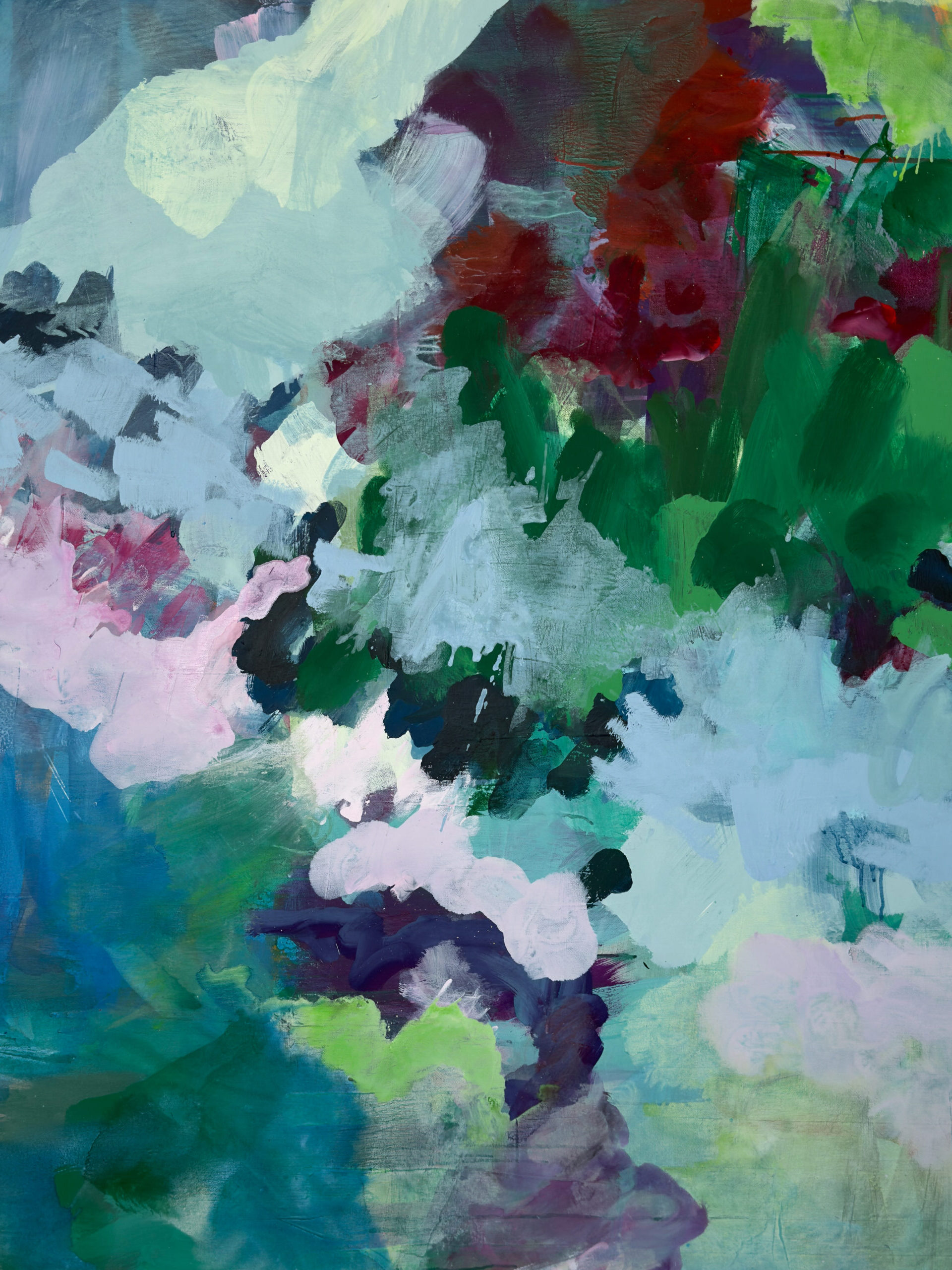 2025 acrylics on canvas, in search of..., 120 x150 cm